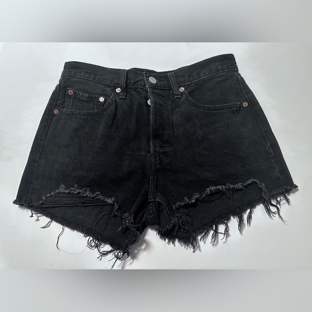 Levi’s Distressed Denim Shorts
